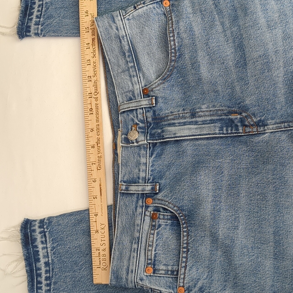 Madewell Rail Straight High Rise Jean Sz 27 Inseam 33" - Picture 12 of 16